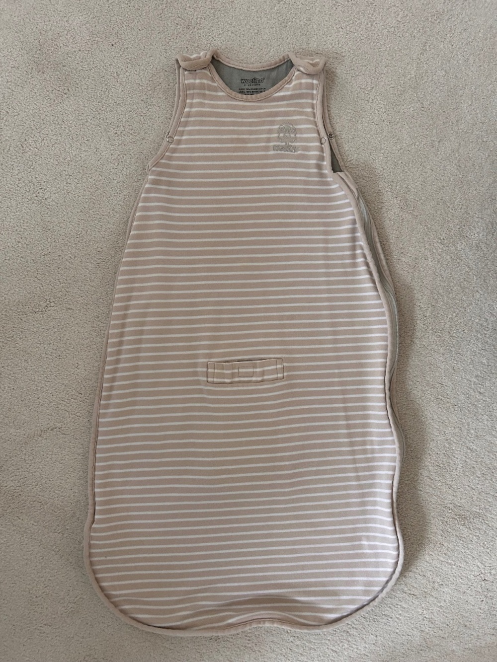 Woolino 4 Season Ultimate merino wool & organic cotton sleeves sack size 2-24m